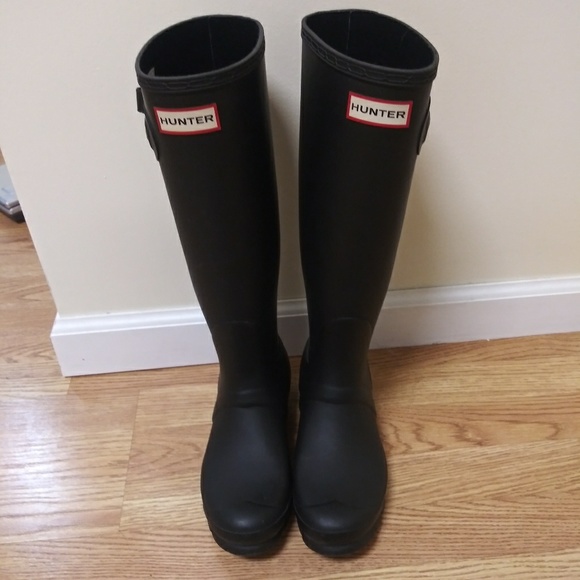 Hunter Shoes - Tall Matte Hunter Boots